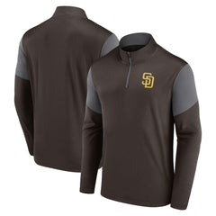 San Diego Padres Fanatics Logo Quarter-Zip Top - MLB