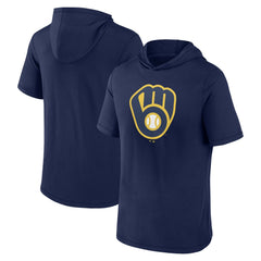 Milwaukee Brewers Fanatics Short Sleeve Hoodie T-Shirt - MLB