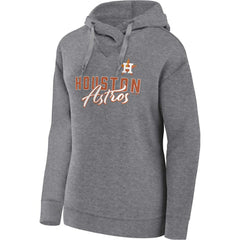 Houston Astros Fanatics Women's Script Favorite Lightweight Pullover Hoodie - MLB