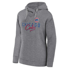 Chicago Cubs Fanatics Women's Script Favorite Lightweight Pullover Hoodie - MLB