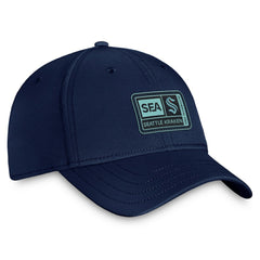 Seattle Kraken Fanatics Authentic Pro Training Camp Flex Hat – Deep Sea Blue - NHL