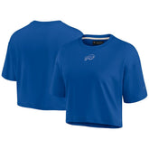 Buffalo Bills Women's Elements Super Soft Boxy Cropped T-Shirt Royal | Fanatics