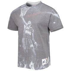 Clyde Drexler Houston Rockets Above The Rim T-Shirt Heather Gray - NBA