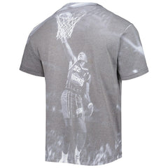 Clyde Drexler Houston Rockets Above The Rim T-Shirt Heather Gray - NBA