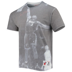Dwyane Wade Miami Heat Above The Rim T-Shirt Heather Gray - NBA