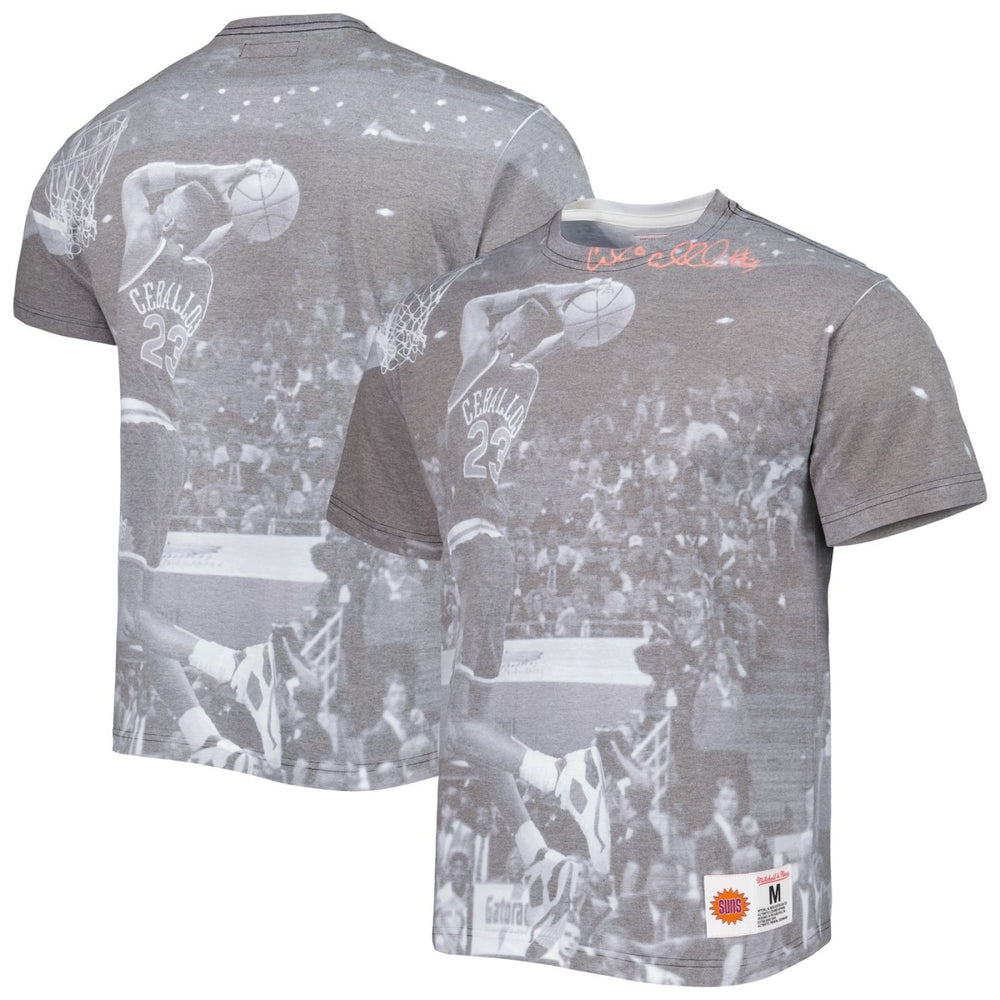 Cedric Ceballos Phoenix Suns Above The Rim T-Shirt Heather Gray - NBA