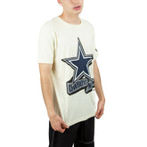 Dallas Cowboys New Era Chrome T-Shirt Cream | NFL
