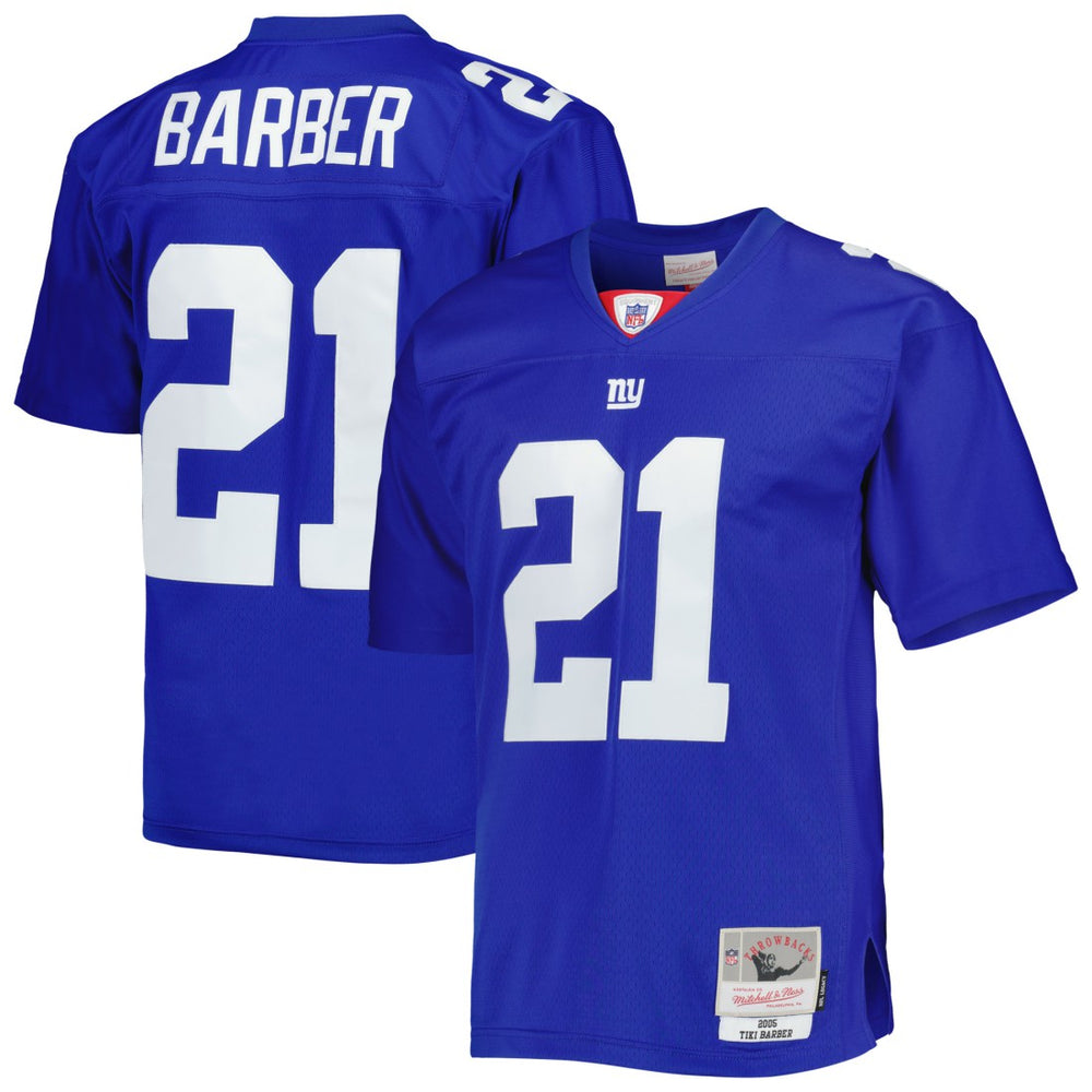 Tiki Barber New York Giants Legacy Replica Jersey Royal | Mitchell & Ness