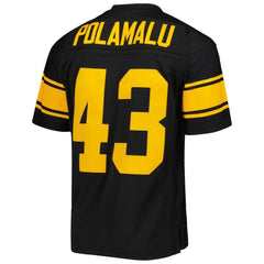 Troy Polamalu Pittsburgh Steelers Legacy Replica Jersey Black | Mitchell & Ness