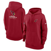 Arizona Cardinals Women's 2023 Sideline Club Fleece Pullover Hoodie Cardinal | Nike for Sale