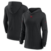 Arizona Cardinals Women's Sideline Performance Long Sleeve Hoodie T-Shirt Black | Nike for Sale