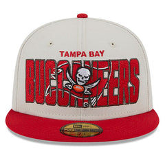 Tampa Bay Buccaneers New Era 2023 NFL Draft On Stage 59FIFTY Fitted Hat Stone/Red | NFL