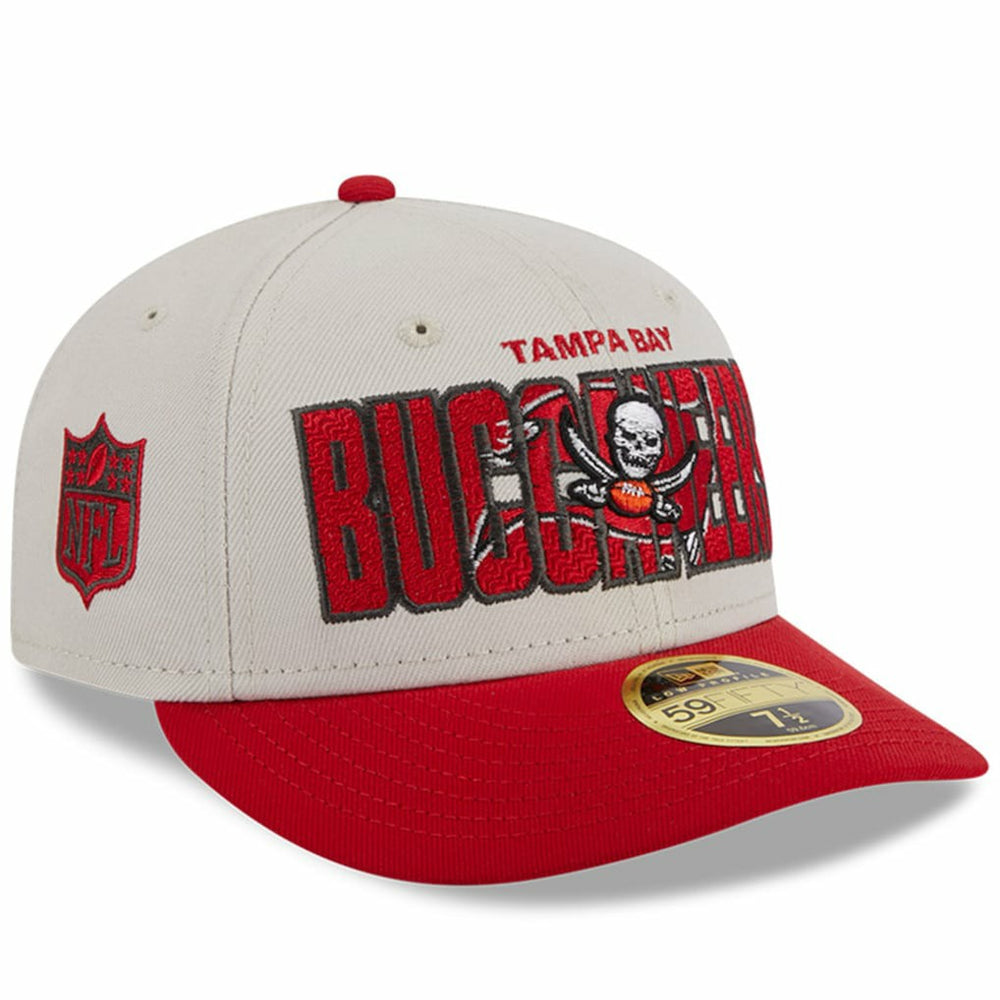 Tampa Bay Buccaneers New Era 2023 NFL Draft Low Profile 59FIFTY Fitted Hat Stone/Red | NFL