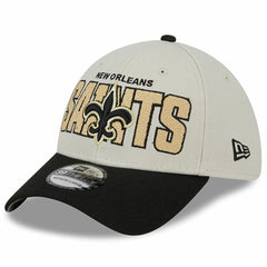 New Orleans Saints New Era 2023 NFL Draft 39THIRTY Flex Hat Stone/Black | NFL