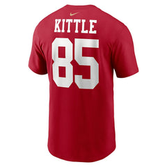 George Kittle San Francisco 49ers Player Name & Number T-Shirt Scarlet | Nike for Sale