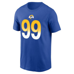 Aaron Donald Los Angeles Rams Player Name & Number T-Shirt Royal | Nike for Sale
