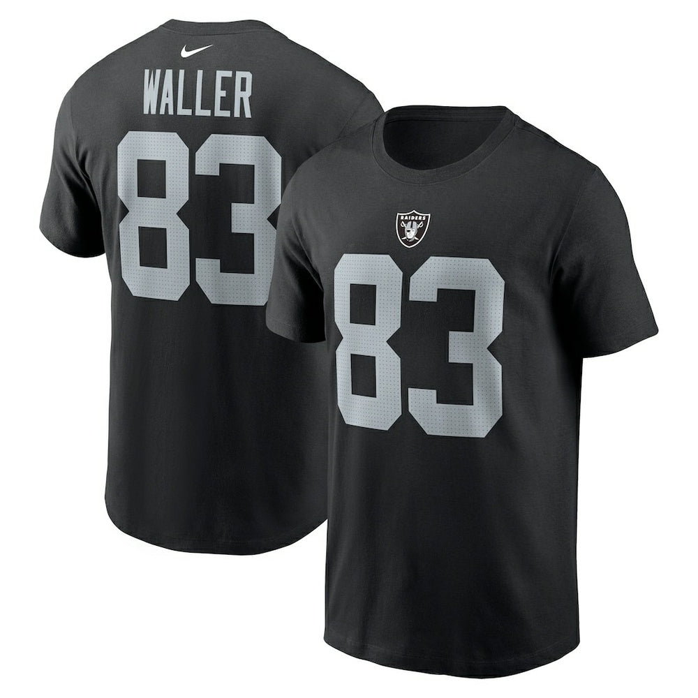 Darren Waller Las Vegas Raiders Player Name & Number T-Shirt Black | Nike for Sale