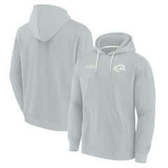 Los Angeles Rams Unisex Elements Super Soft Fleece Pullover Hoodie Gray | Fanatics