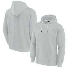 Miami Dolphins Unisex Elements Super Soft Fleece Pullover Hoodie Gray | Fanatics