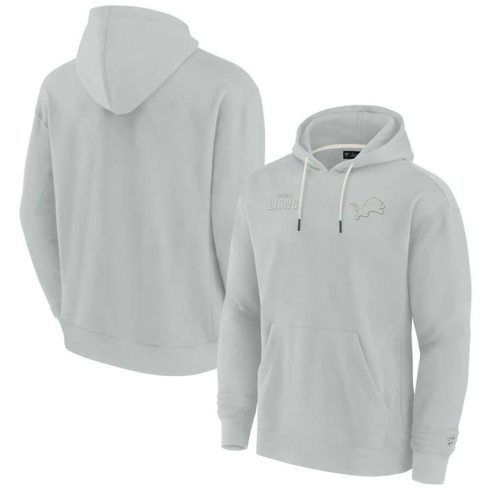 Detroit Lions Unisex Elements Super Soft Fleece Pullover Hoodie Gray | Fanatics