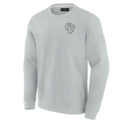 Los Angeles Rams Unisex Elements Super Soft Pullover Sweatshirt Gray | Fanatics