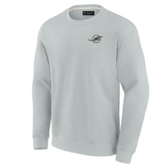 Miami Dolphins Unisex Elements Super Soft Pullover Sweatshirt Gray | Fanatics