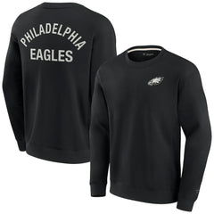 Philadelphia Eagles Unisex Elements Super Soft Pullover Sweatshirt Black | Fanatics