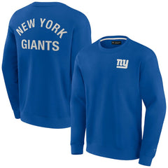New York Giants Unisex Elements Super Soft Pullover Sweatshirt Royal | Fanatics