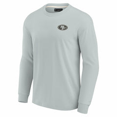 San Francisco 49ers Unisex Elements Super Soft Long Sleeve T-Shirt Gray | Fanatics