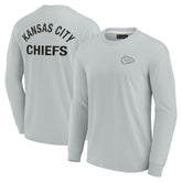 Kansas City Chiefs Unisex Elements Super Soft Long Sleeve T-Shirt Gray | Fanatics