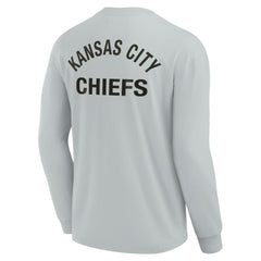 Kansas City Chiefs Unisex Elements Super Soft Long Sleeve T-Shirt Gray | Fanatics