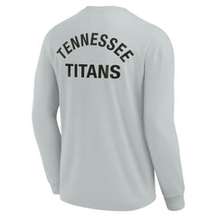 Tennessee Titans Unisex Elements Super Soft Long Sleeve T-Shirt Gray | Fanatics