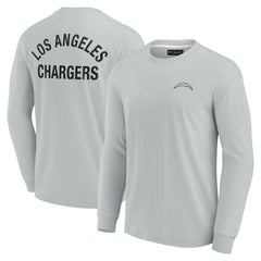 Los Angeles Chargers Unisex Elements Super Soft Long Sleeve T-Shirt Gray | Fanatics