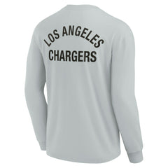 Los Angeles Chargers Unisex Elements Super Soft Long Sleeve T-Shirt Gray | Fanatics