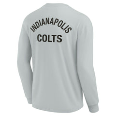 Indianapolis Colts Unisex Elements Super Soft Long Sleeve T-Shirt Gray | Fanatics