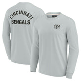 Cincinnati Bengals Unisex Elements Super Soft Long Sleeve T-Shirt Gray | Fanatics