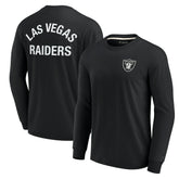 Las Vegas Raiders Unisex Elements Super Soft Long Sleeve T-Shirt Black | Fanatics