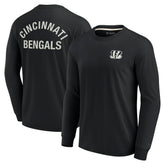Cincinnati Bengals Unisex Elements Super Soft Long Sleeve T-Shirt Black | Fanatics
