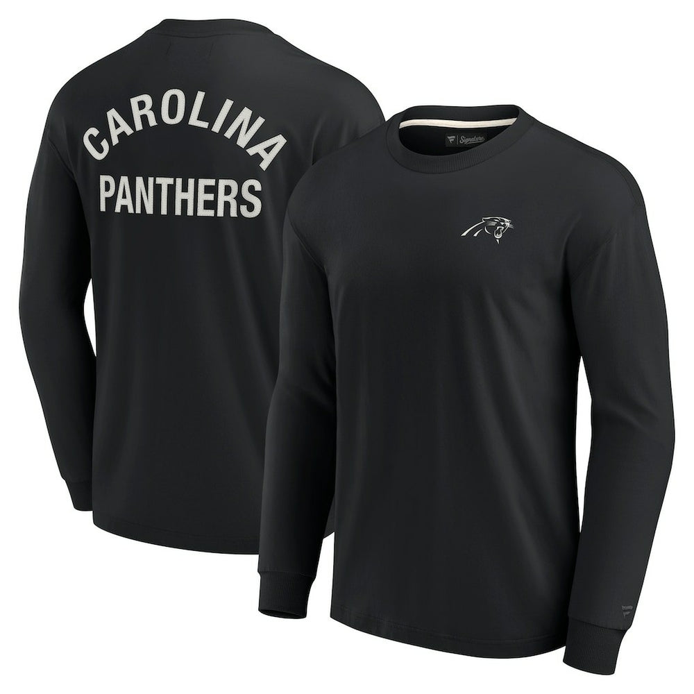 Carolina Panthers Unisex Elements Super Soft Long Sleeve T-Shirt Black | Fanatics