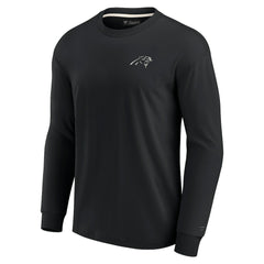 Carolina Panthers Unisex Elements Super Soft Long Sleeve T-Shirt Black | Fanatics