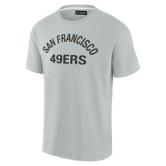 San Francisco 49ers Unisex Elements Super Soft Short Sleeve T-Shirt Gray | Fanatics