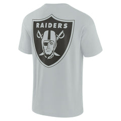 Las Vegas Raiders Unisex Elements Super Soft Short Sleeve T-Shirt Gray | Fanatics