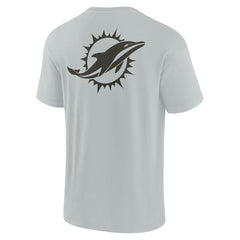 Miami Dolphins Unisex Elements Super Soft Short Sleeve T-Shirt Gray | Fanatics