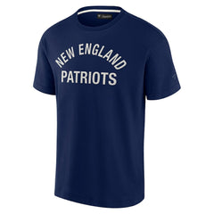 New England Patriots Unisex Elements Super Soft Short Sleeve T-Shirt Navy | Fanatics