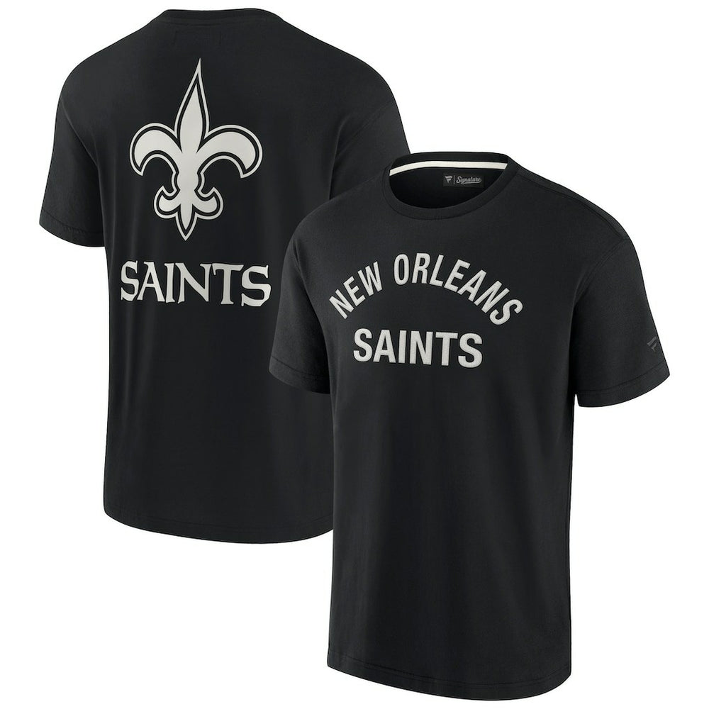 New Orleans Saints Unisex Elements Super Soft Short Sleeve T-Shirt Black | Fanatics
