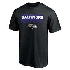 Baltimore Ravens Gain Ground T-Shirt Black | NFL
