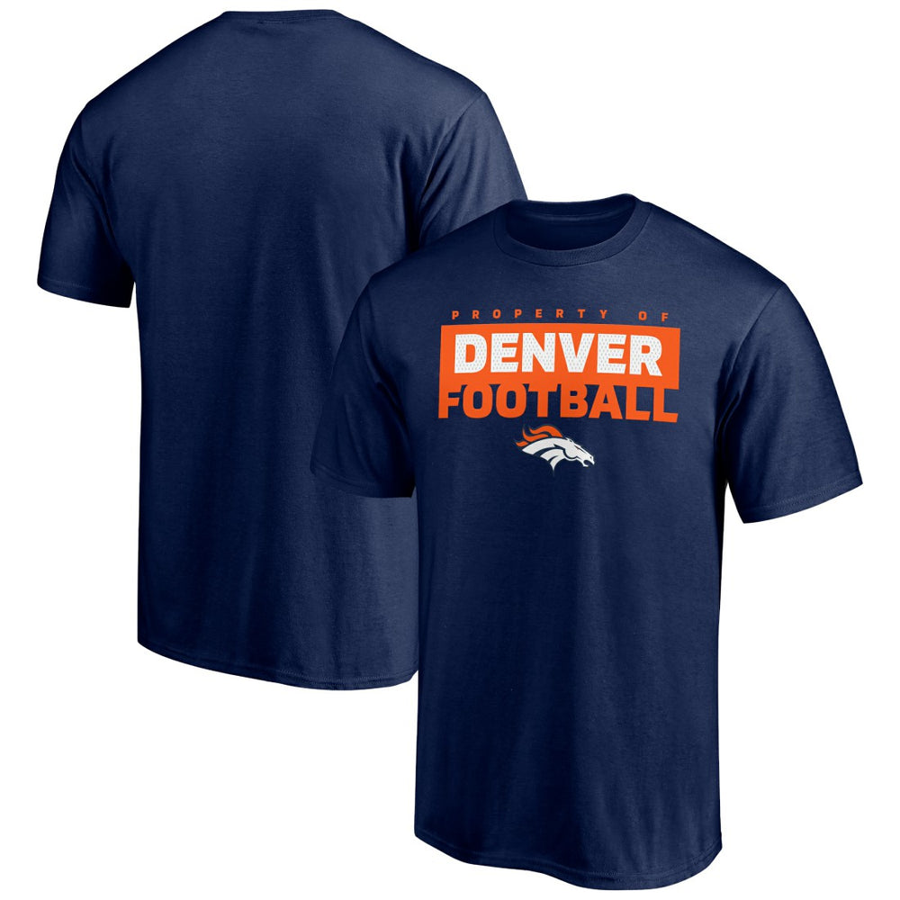 Denver Broncos Gain Ground T-Shirt Navy | NFL