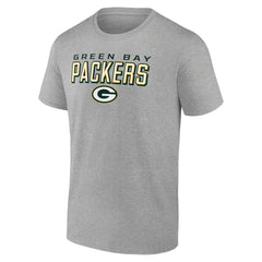 Green Bay Packers Swagger T-Shirt Heather Gray | NFL