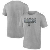 Las Vegas Raiders Swagger T-Shirt Heather Gray | NFL