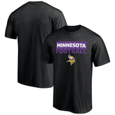 Minnesota Vikings Gain Ground T-Shirt Black | NFL